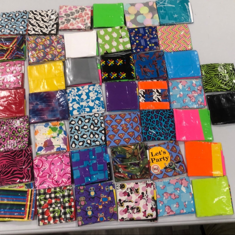Duct tape wallets